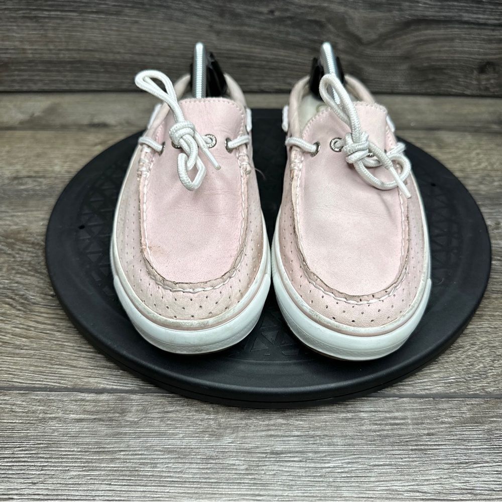 WOMENS SPERRY TOPSIDER BEIGE PINK-NUDE LOAFERS-CUSHION INSOLE--EUC-Size 9 - Picture 5 of 8